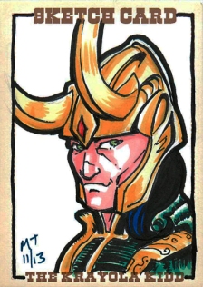 Loki Sketch Card